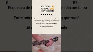 COMO TOCAR NO VIOLÃO SIMPLIFICADA -Roberto CarlosMúsicaAs canções que você fez pra mim #jovemguarda