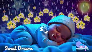 Baby Sleep Music 🎵 Sleep Instantly in 3 Minutes ✨ Mozart & Brahms Lullabies for Deep Relaxation