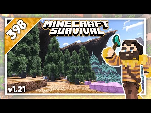 Minecraft Survival | Relaxing Builds - Rocks & Trees (No Commentary, Lofi) | Ep.398