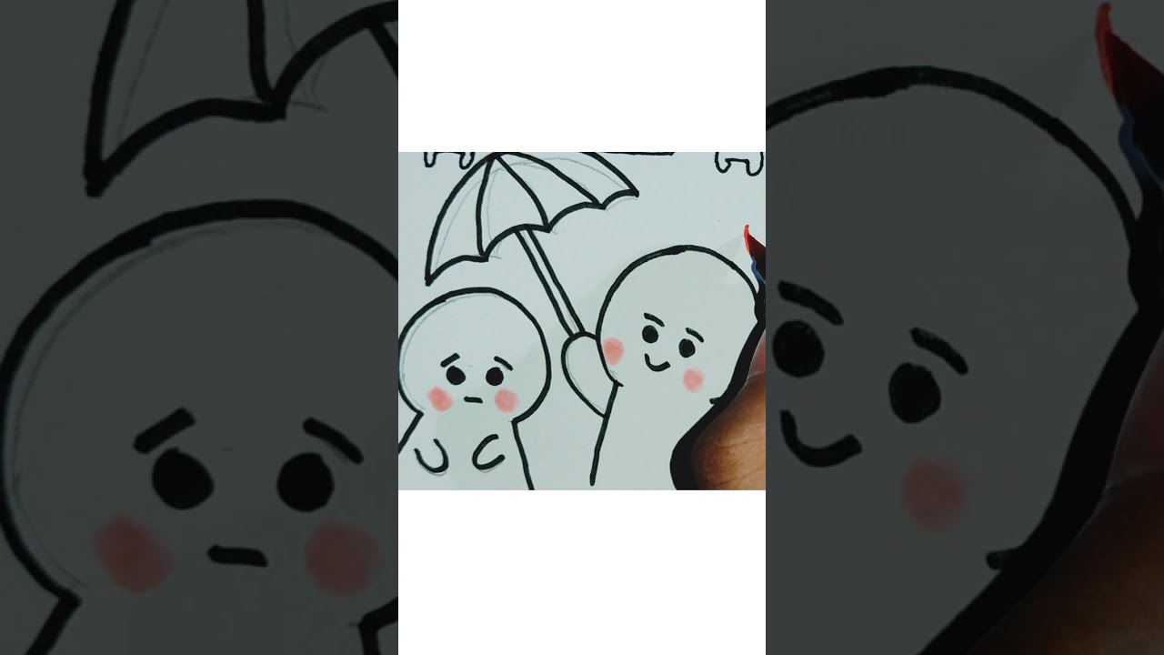 #shorts/step by step drawing💕💕/easy drawing SHARING AND CARING😇😇😇#drawing, #easy drawing #draw  #art