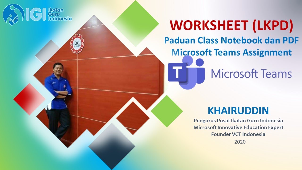 Membuat LKPD / Worksheet di Class Notebook melalui PDF dan Penugasan di Ms. Teams