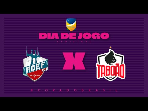 Copa do Brasil Feminino 2025 | APCEF ADEF x Taboao Magnus | Semifinal Ida | Ao vivo