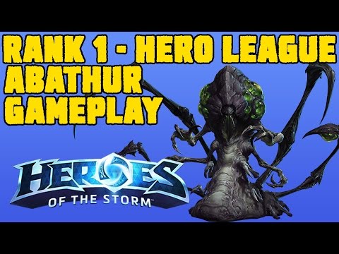 Heroes of the Storm Gameplay, Abathur HotS Rank 1 Hero League
