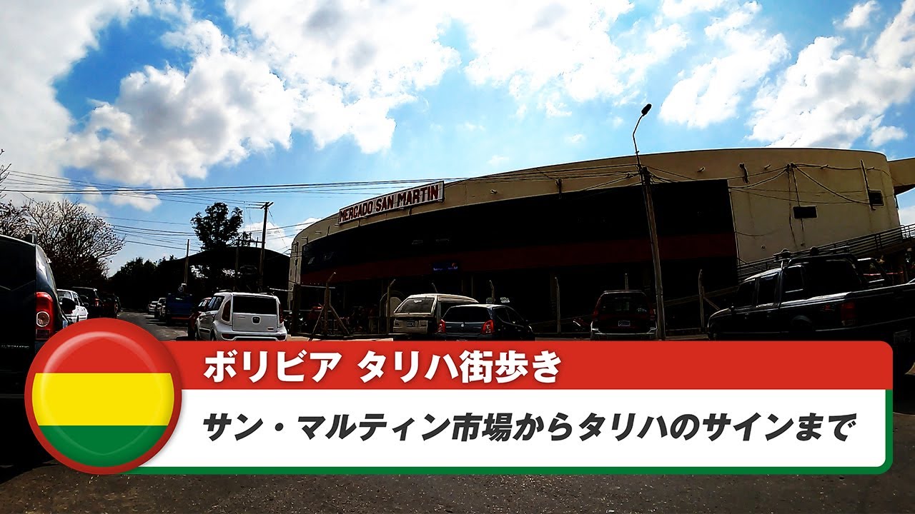 【ボリビア】タリハ⑭サン・マルティン市場からタリハのサインまで