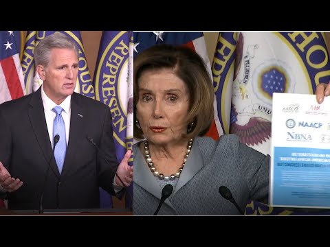 House McCarthy and Pelosi each hold weekly news briefings amid coronavirus budget talks