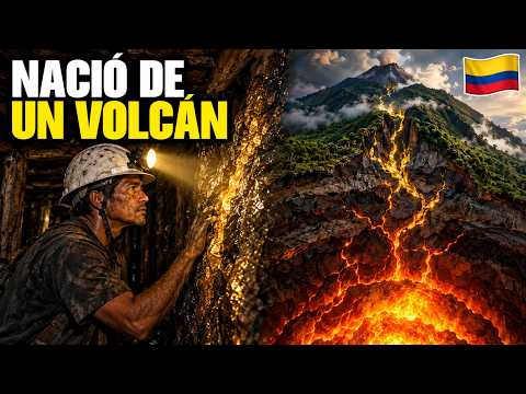 El Mayor Yacimiento de Oro Jamás Descubierto en Antioquia (Nació de un Volcán)