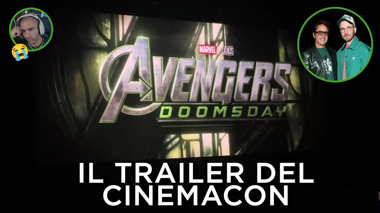 AVENGERS DOOMSDAY: IL PRIMO TRAILER MOSTRATO AL CINEMACON! QUANDO ESCE ONLINE? RECAP PANEL DISNEY