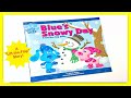 BLUE S CLUES BLUE S SNOWY DAY A Lift The Flap Story Read Aloud Storybook For Kids And Children