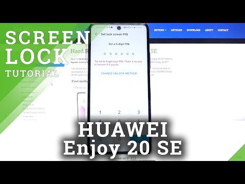 How to Set Up Screen Lock on HUAWEI Enjoy 20 SE – Add Screen Lock