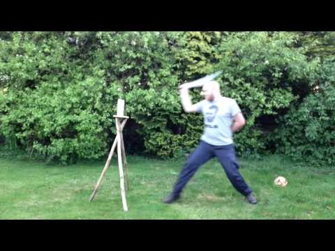 More Thorpe falchion cutting