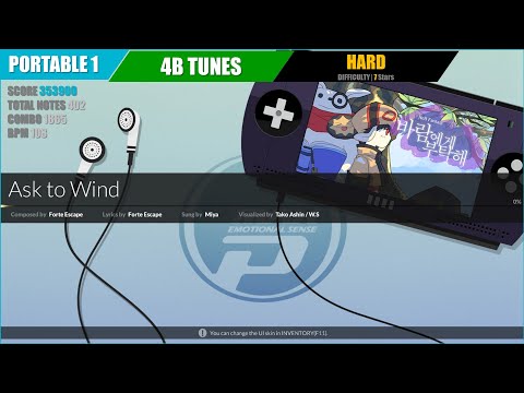 [DJMAX RESPECT V] Ask to Wind (4B HARD 7) - PORTABLE 1 [720p]