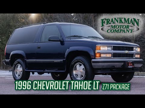 The 1996 Chevy Tahoe Is One of GM’s BEST SUVs Ever Built | 5.7L Vortec V8- Frankman Motor Company
