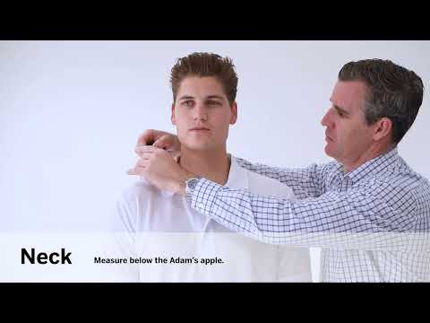 How to Measure your Chest & Neck (men) - Total Uniform Solutions