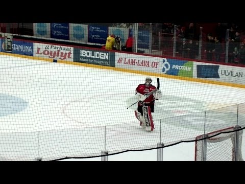 Ässät-HIFK 8.1.2016. Ottelun lopputunnelmat + Andyn lentokoulu + Andyn haastis!!