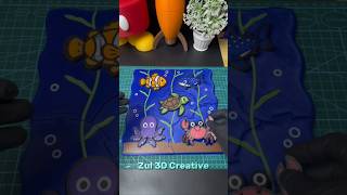 Flexi ocean animals matching puzzle #3dprinted #flexi #oceananimals #matchingpuzzle #fyp