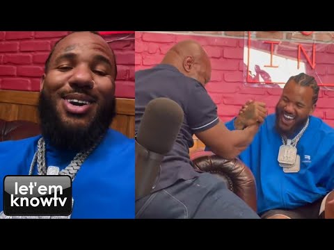 The Game Flexing Crazy Jewelry And Having Fun With Mike Tyson During An Interview