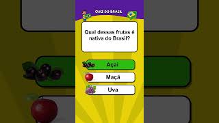 Perguntas sobre o Brasil para você responder e testar seu conhecimento - Quiz #quiz #brasil