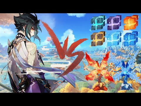 Xiao vs All World Bosses [Genshin Impact 2.8]