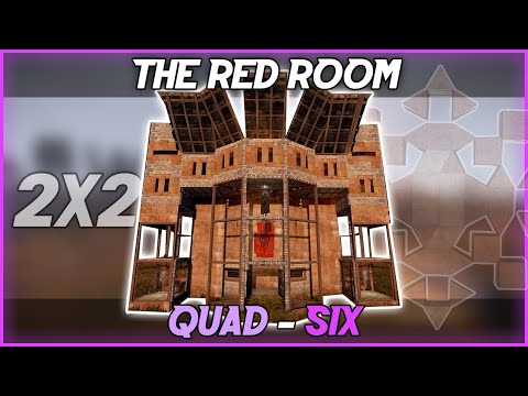 THE RED ROOM | 2x2 Quad+ Widegap Inner/Outer Peekdown Small Group Base 🎃 w/ Semi Opencore *2021*