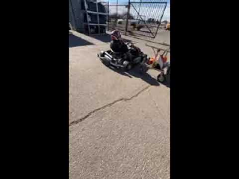 2580-NM Lot #2 005  HAASE KART CHASSIS-RACING KART WITH ROTAX ENGINE