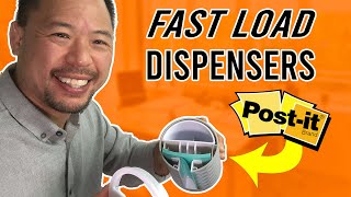 How to Load 5 Styles of Post-it Note Dispensers - In Under 2 Minutes! | Office Hacks | Ed Tchoi