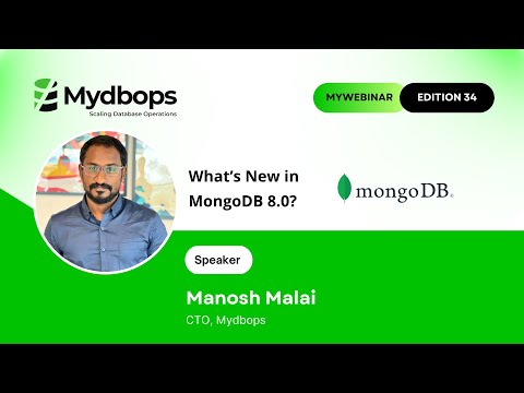 Mydbops MongoDB webinar recording