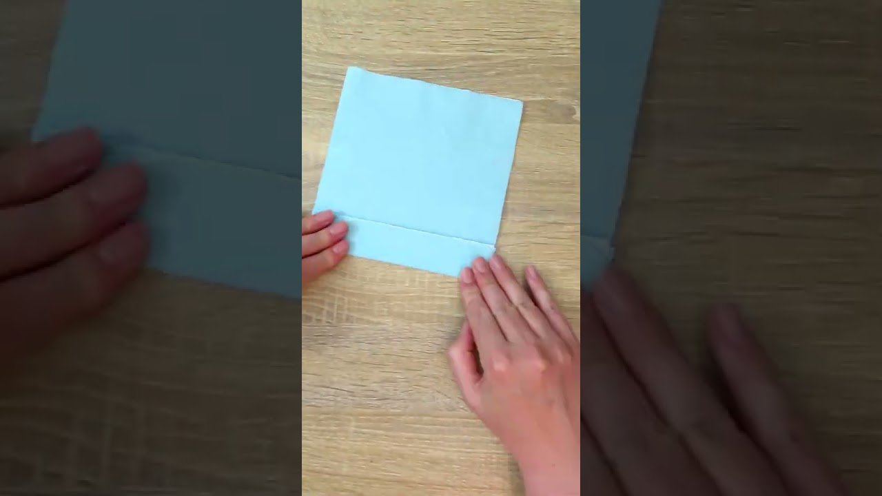 💙💙💙DIY - A Simple Napkin Fold