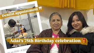 Download lagu Dentist appointment  before Adai’s 75th birthday 🎁 🙂‍↔️ mp3