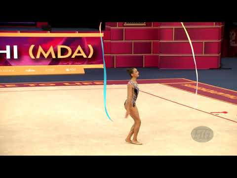 ZACREVSCHI Anastasia (MDA) - 2019 Rhythmic Worlds, Baku (AZE) - Qualifications Ribbon