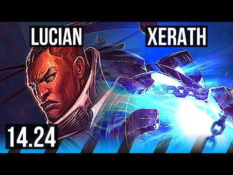 LUCIAN vs XERATH (MID) | KR Master | 14.24