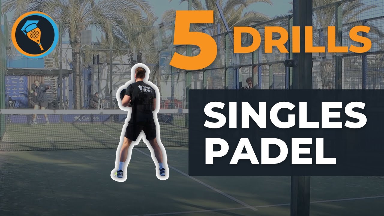 Singles court drills for precision and control