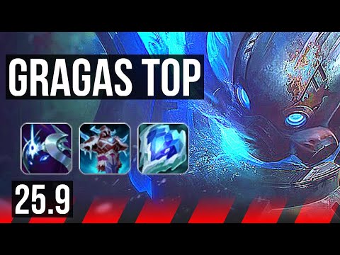 GRAGAS vs AATROX (TOP) | Dominating | KR Master | 25.9