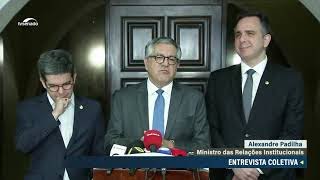 Pacheco anuncia acordo sobre desoneração e pacote para municípios