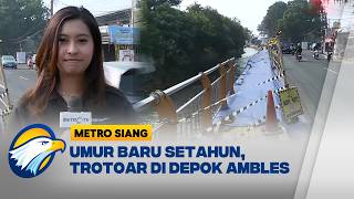 Download lagu Trotoar di Jalan Raya Sawangan Depok Ambles Ganggu Lalu Lintas - [Metro Siang] mp3