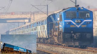 preview picture of video '"BLEED BLUE" KJM WDP4B 40017 Rushing Towards ACOI With BT Running MYS-BSB Express (Multi-Angle)'