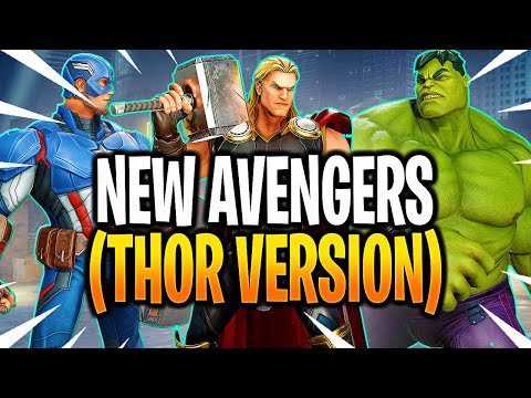 The *NEW* Avengers (Thor Version) Gameplay! - MARVEL Strike Force - MSF
