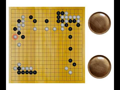Ishida Yoshio(8p) - Hoshino Toshi(8p), 1973-08-15, 12th Old Meijin, Result: B+R