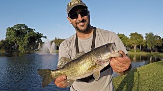 Florida Pond Bass Fishing Is Sooo Good It Got Me In TROUBLE!!!
