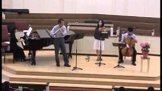 Mozart Piano quartet in G minor 3rd mov. K478 with flute