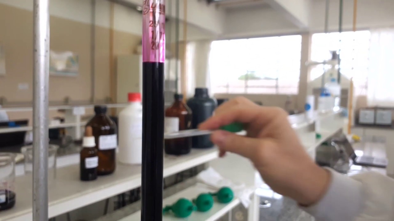 Aula 16 - Determinação do teor de H2O2 em água oxigenada comercial