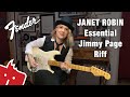 Essential Jimmy Page Riff - Janet Robin & Fender
