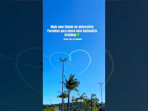 Centenária Criciúma #santacatarina #centenario #viagens #parabéns #lugares #criciúma #carvoeiro