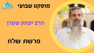 מוסקט | פרשת שלח | הרב יצחק שטרן (ישיבת כרם ביבנה) - התמונה מוצגת ישירות מתוך אתר האינטרנט יוטיוב. זכויות היוצרים בתמונה שייכות ליוצרה. קישור קרדיט למקור התוכן נמצא בתוך דף הסרטון