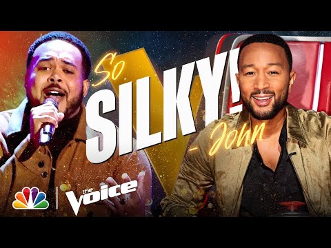 Jonathan Mouton Brings His Smooth Sound on "Leave the Door Open" | The Voice Blind Auditions 2021