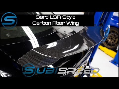 Sard LSR Style Carbon Fiber Wing - 2013+ BRZ