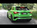 Audi RS3 8Y Sportback With Akrapovic Exhaust Start LOUD Revs Accelerations