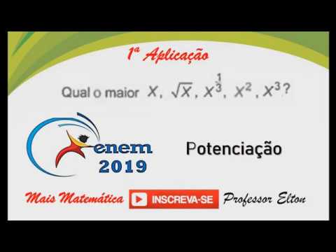 ENEM 2019 - Potenciação - O índice de Desenvolvimento Humano IDH é uma medida usada para