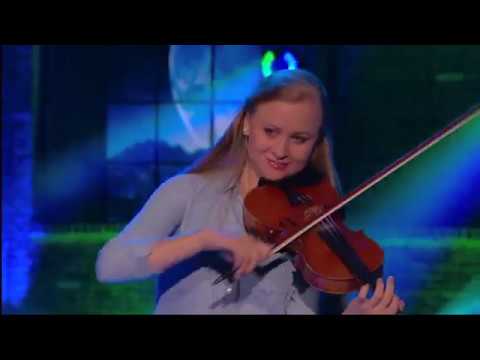 Hillary Klug BUCK Dances AND Fiddles On The Huckabee Stage | Huckabee