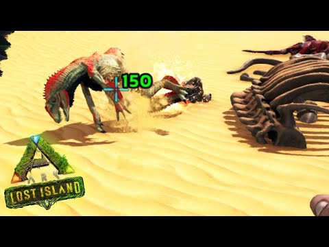 ARK LOST ISLAND #57 - Finalmente o CONCAVENATOR! Como Domar FÁCIL!