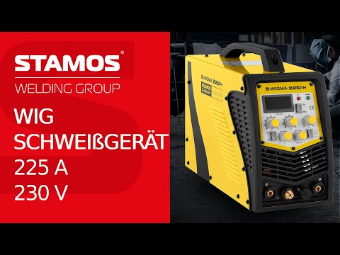 video - TIG-svets - 225 A - 230 V - Puls - 2/4-takt - SELECTION